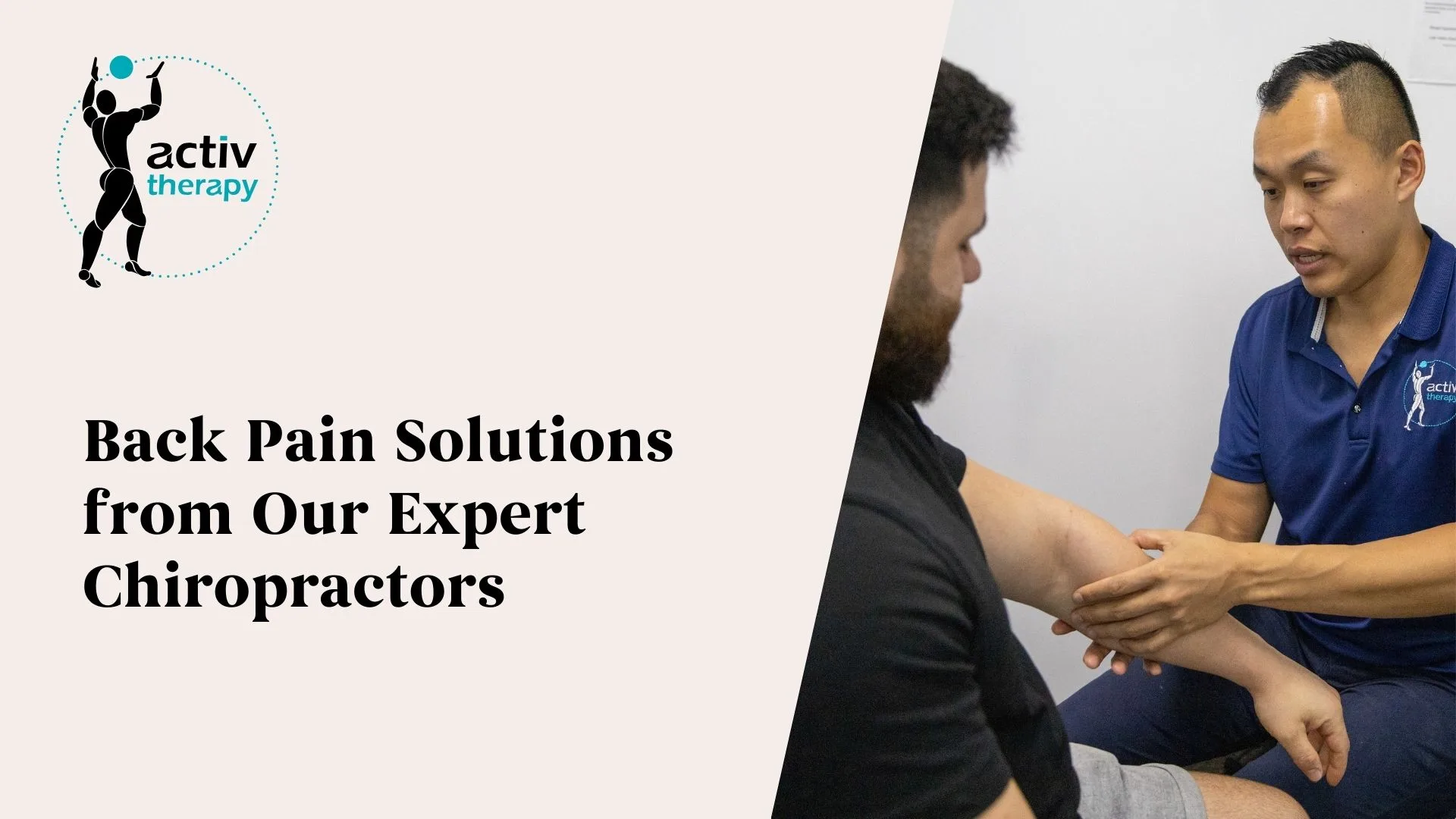 Back Pain Solutions from Our Expert Chiropractors
