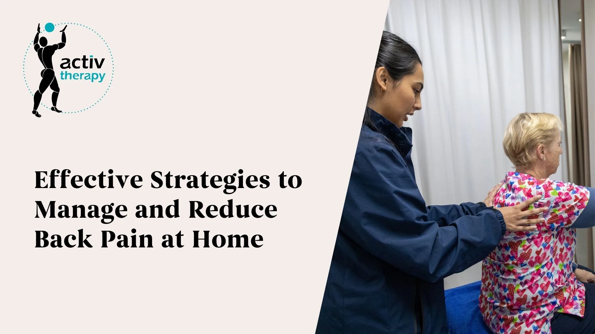 Effective Strategies to Manage and Reduce Back Pain at Home