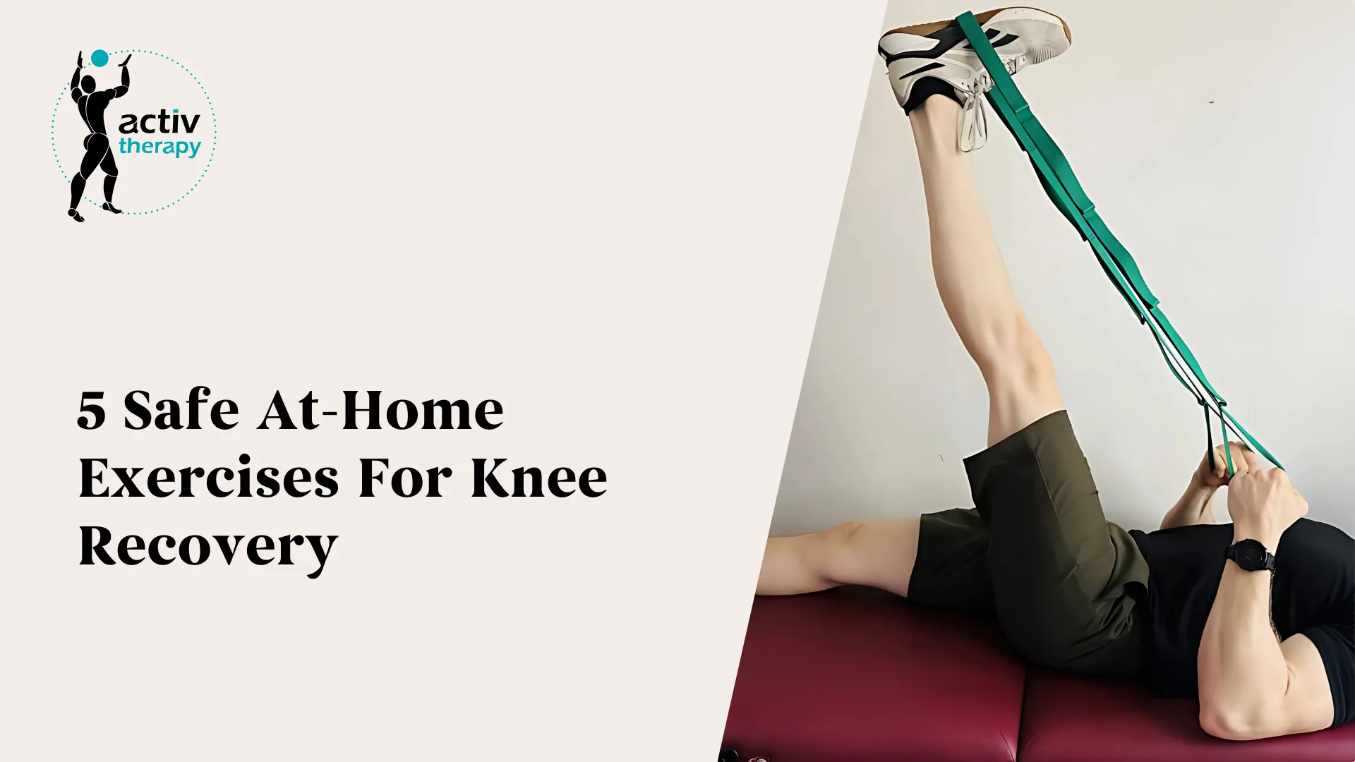 5 Safe At-Home Exercises For Knee Recovery